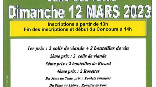 Concours de Belote